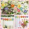 16-Piece Summer & Spring Daisy Hanging Decorations – Floral Garland Ornaments for Home & Party